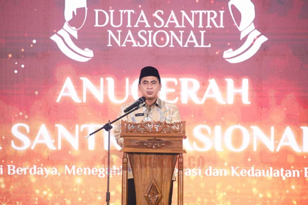 Wakil Gubernur Jawa Tengah Taj Yasin Maimoen Yasin dalam seleksi Duta Santri Nasional 2025, di Asrama Haji Donohudan, Kabupaten Boyolali, Jumat (24/10/2025).