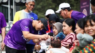 Wakil Gubernur Jawa Tengah Taj Yasin Maimoen saat menghadiri acara World Polio Day 2025 yang digelar oleh Rotary Club District 3420 dan District 3410 di Awanncosta, POJ City, Kota Semarang, Minggu (26/10/2025). Foto: dokumentasi