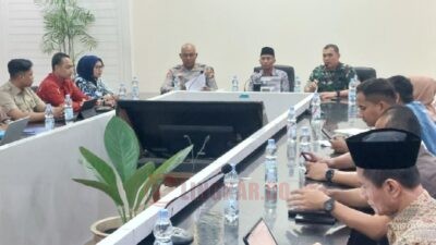 Sosialisasi dan pembentukan Satgas MBG Pemkab Kendal di Ruang Rapat Ngesti Wedhi Pemda Kendal.