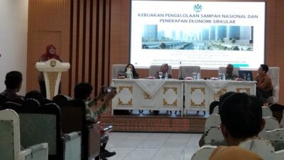 Lokakarya bertema Sampah Jadi Berkah: Inovasi dalam Pengolahan Sampahbdi gedung Abdi Praja Kabupaten Kendal Selasa (7/10/25). Foto: Yoedhi/Lingkar.co