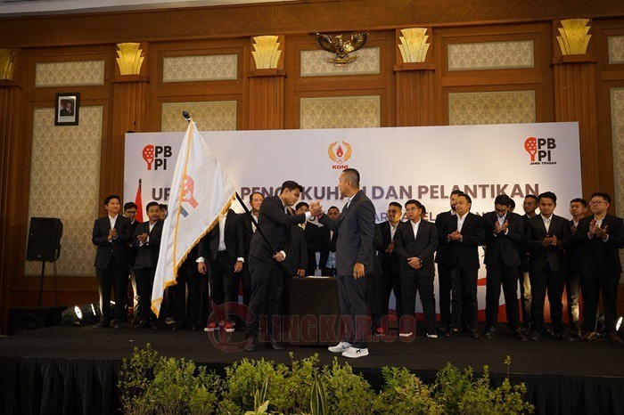 Pelantikan Perkumpulan Besar Padel Indonesia (PBPI) Jawa Tengah periode 2025 - 2026. (dok PBPI Jateng)