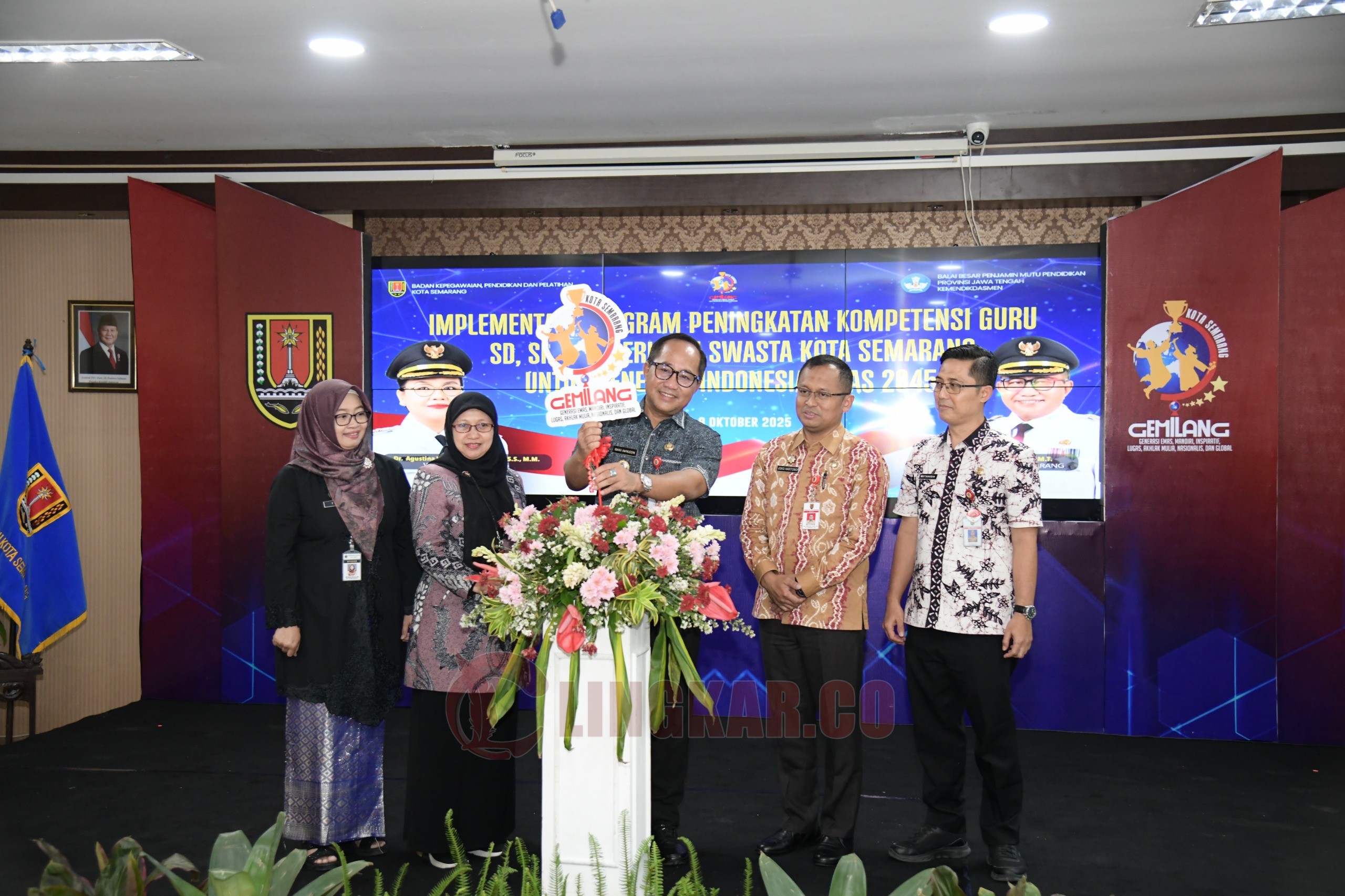 Pemkot Semarang resmi luncurkan inovasi terbaru bernama AUTO SIMPATIK (AUTOmatisasi dan SIMPlifikasi lAyanan kepegawaian TerIntegrasi Komprehensif) di Balai Diklat BKPP Kota Semarang. (dok Pemkot Semarang)