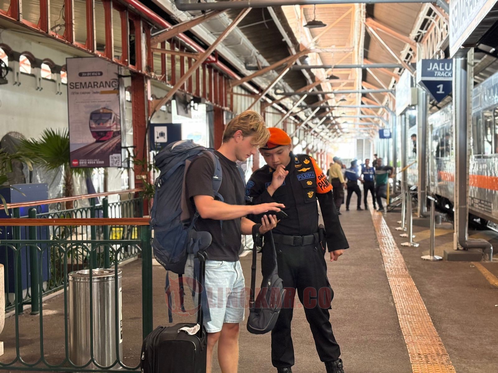 Suasana stasiun KAI Daop 4 Semarang. (dok KAI)