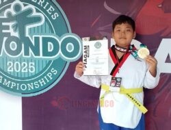 Kejurnas Taekwondo Solo Series 2025, Azam Sabet Medali Emas Kategori Poomsae Pracadet, TC Dojang Z’blast Semarang Borong Kategori Kyorugi