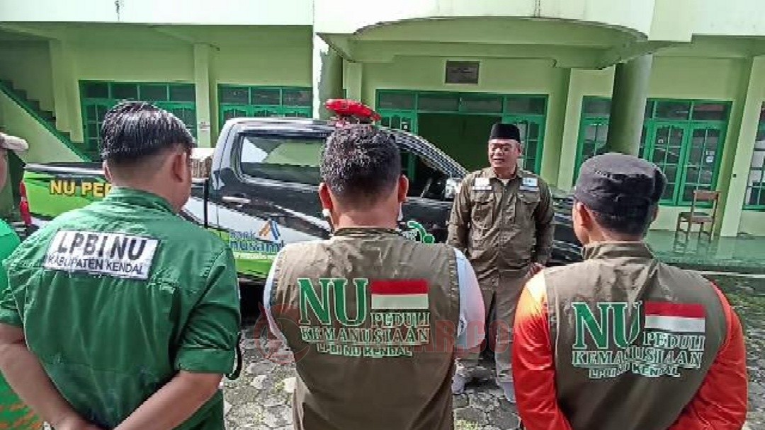 Gerakan NU Peduli, PCNU Kabupaten Kendal Berangkatkan Lima Relawan ke Lokasi Longsor Banjarnegara