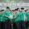 Resmi Dilantik, GP Ansor Jateng Pamerkan Semangat Baru di Hadapan Gibran