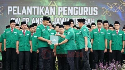 Resmi Dilantik, GP Ansor Jateng Pamerkan Semangat Baru di Hadapan Gibran