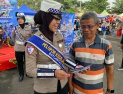 Dari Pelayanan SIM, Kesehatan Hingga Ngeband, Polres Semarang Beri Edukasi Humanis Keselamatan Berkendara