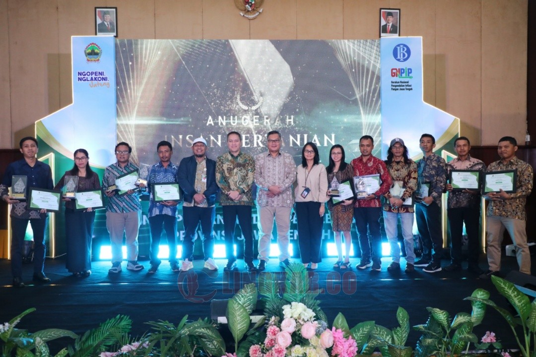 Anugerah Insan Pertanian 2025 di Balairung Hotel Novotel Semarang, Kamis (27/11/2025) malam. Foto: dokumentasi