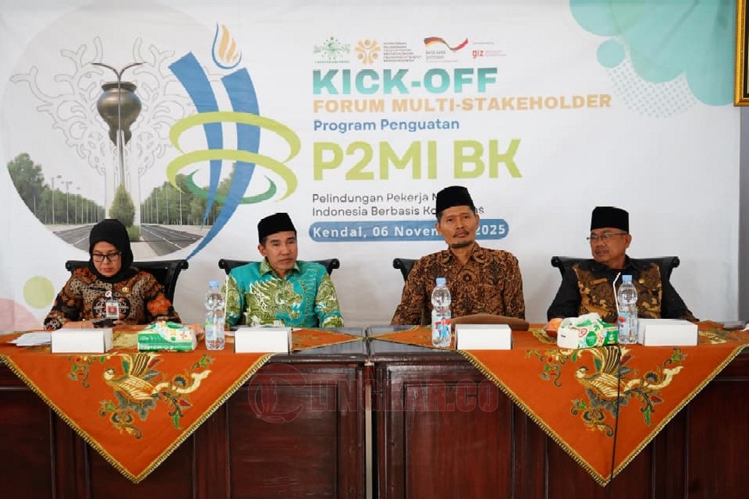 Kick Off Forum Multi-Stakeholder Program Penguatan P2MI BK di gedung Dharma Wanita Kendal, Kamis (6/11/2025). Foto: dokumentasi
