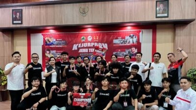 Tim PDESI Kota Semarang usai ikuti Kejurprov E-Sport Jateng 2025 di Grobogan. (dok KONI Semarang)