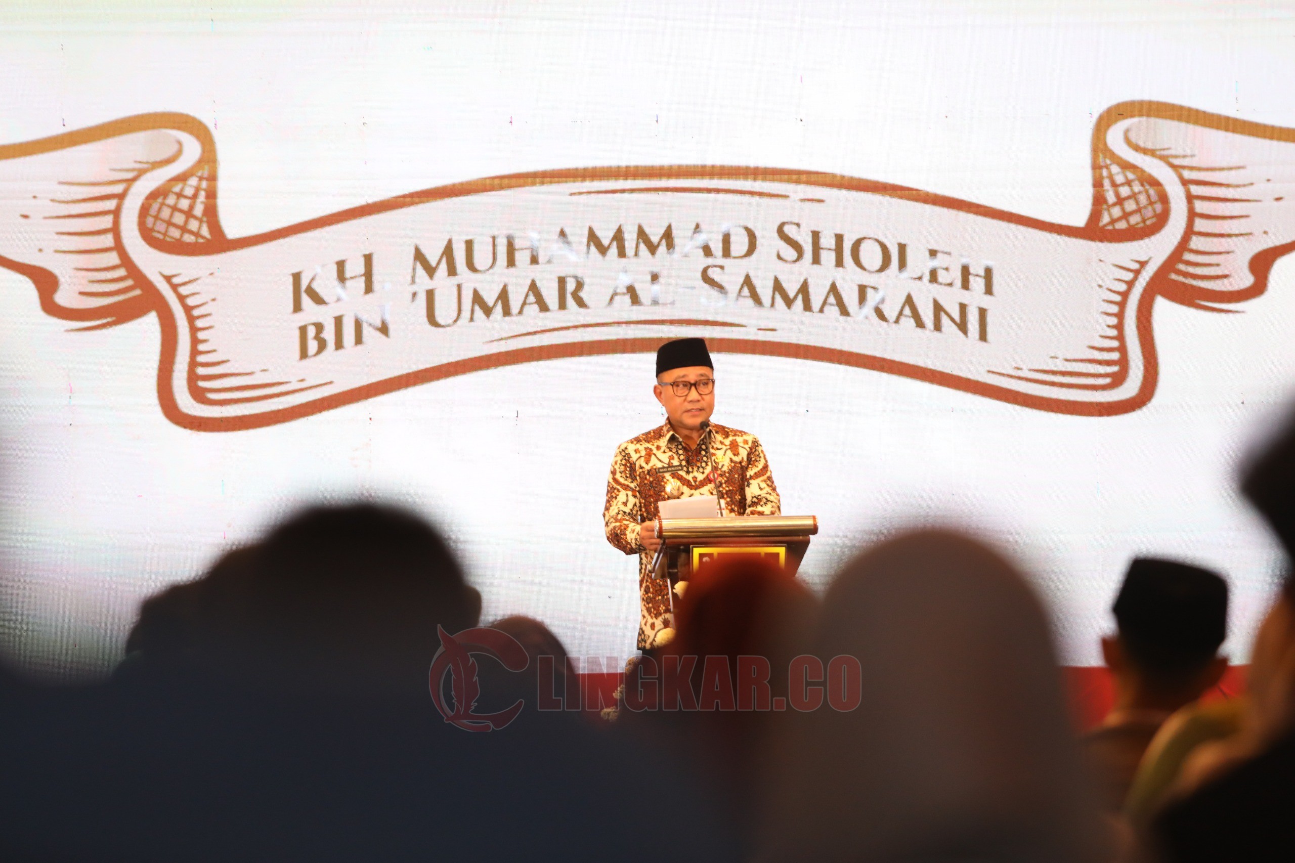Wakil Wali Kota Semarang, Iswar Aminuddin saat menghadiri International Seminar on“The Legacy of K.H. Sholeh Darat for Indonesian Independence as the Basis for Proposal of the National Hero Title” di Ballroom Rama Shinta, Patra Semarang Hotel & Convention. (dok Pemkot Semarang)