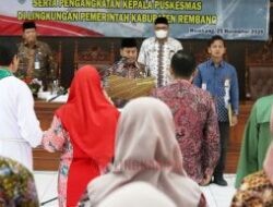 Bupati Rembang Lantik 22 Pejabat, Berikut Daftarnya