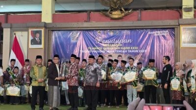 Kota Semarang pertahankan juara umum MTQH Tingkat Provinsi Jawa Tengah Tahun 2025. (dok Pemkot Semarang)