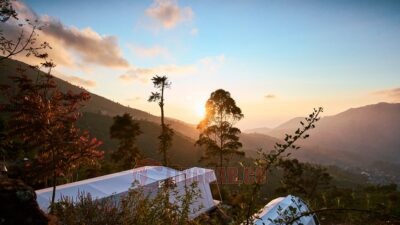 Suasana LuxCamp Dieng by Horison. (dok Horison)