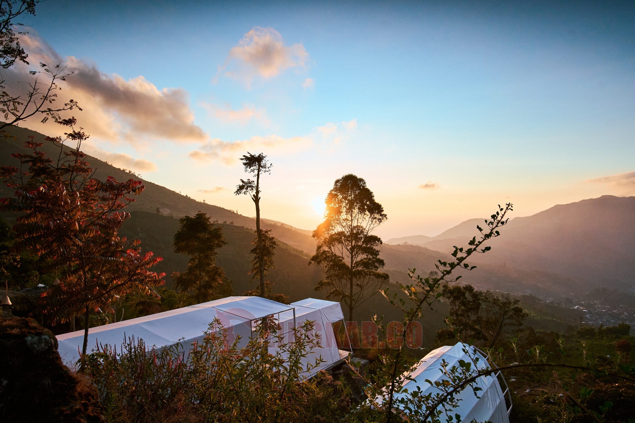 Suasana LuxCamp Dieng by Horison. (dok Horison)