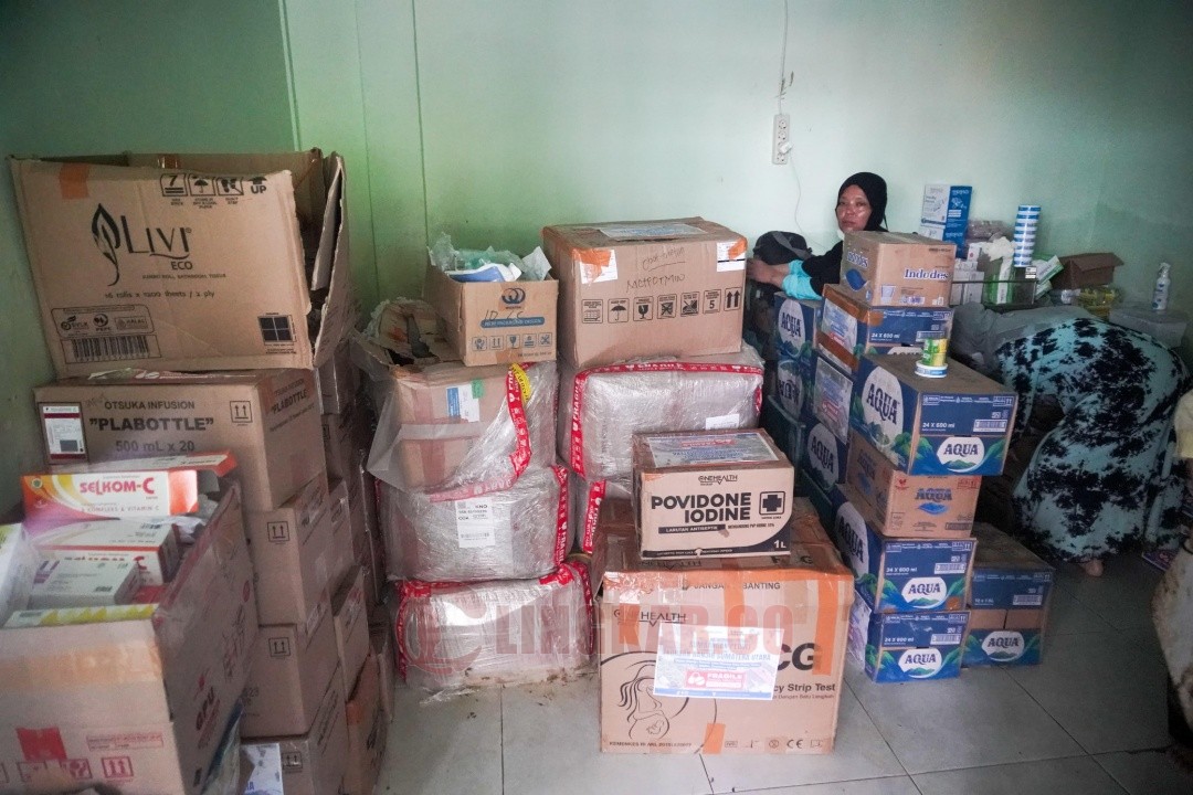 Pasokan obat-obatan di RSUD Muda Sedia Aceh Tamiang. Foto: dokumentasi