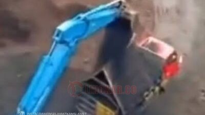 Ilustrasi penambangan di lereng gunung Slamet. Foto: istimewa