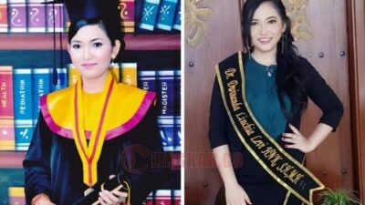 Mendiang Dosen Untag, Dwinanda Lenchia Levi. Kolase foto: Lingkar.co