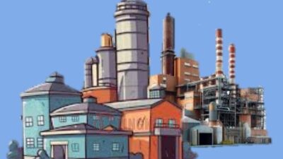 Ilustrasi Kawasan Industri Manufaktur. Ilustrasi foto: lingkar.co