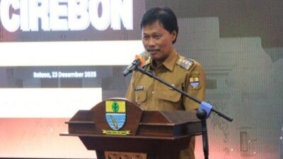Wali Kota Cirebon, Effendi Edo saat peluncuran Penerapan Manajemen Talenta ASN pada Selasa (23/12/2025). Foto: dokumentasi