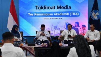 Jumpa pers Kemendikdasmen tentang pelaksanaan TKA. Foto: dokumentasi/istimewa