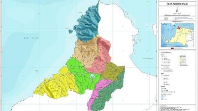 Ilustrasi peta rawan bencana alam BPBD Cilegon Banten. Foto: dokumentasi