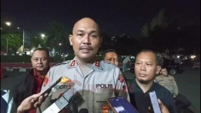 Kapolres Kendal AKBP Hendri Susanto Sianipar saat jumpa pers seusai Galang donasi bersama Forwaken. Foto: istimewa