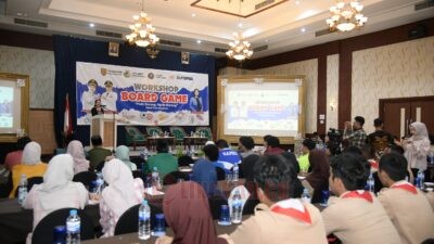 Wali Kota Semarang, Agustina Wilujeng Pramestuti saat menghadiri Work Shop Board Game di Hotel Pandanaran Semarang. (dok Pemkot Semarang)