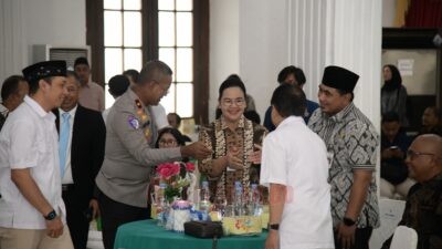 Wali Kota Semarang, Agustina Wilujeng Pramestuti saat menghadiri pelantikan pengurus PWI Jawa Tengah. (dok Pemkot Semarang)