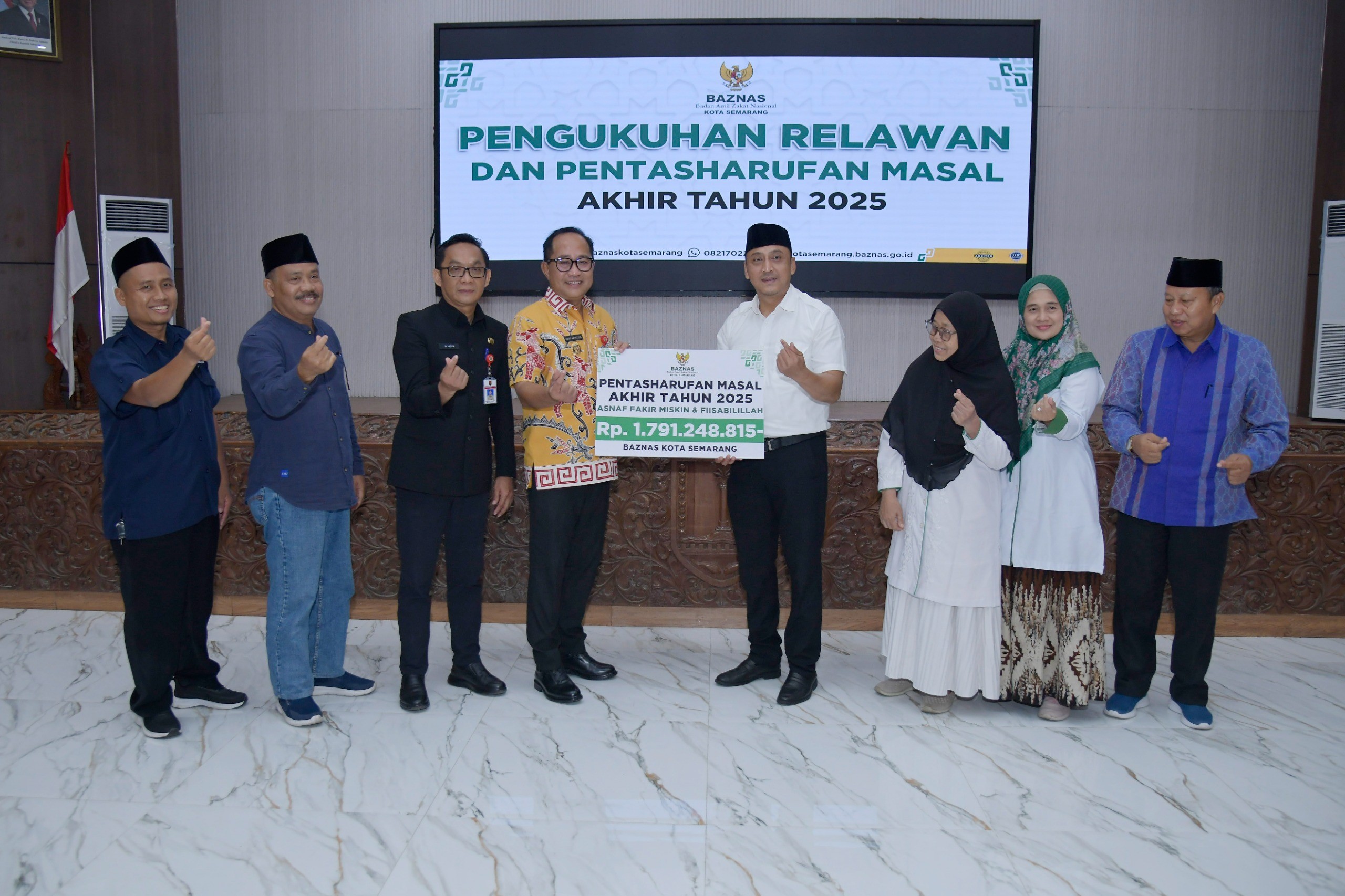 Pemkot apresiasi kinerja BAZNAS Semarang dalam penyaluran dana umat kepada masyarakat. (dok Pemkot Semarang)