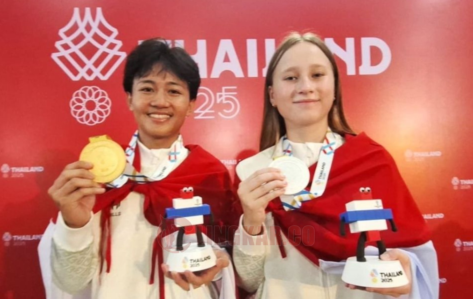 Skater Indonesia, Basral Gaito (kiri) . Foto: istimewa/Lingkar.co