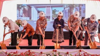 Ground breaking Cluster Sakalint Green Residential di kawasan Grandia Metropolis, Kota Semarang, Selasa (13/1/2026). Foto: dokumentasi