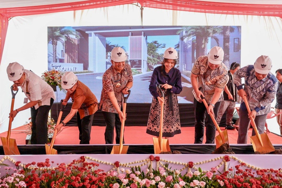 Ground breaking Cluster Sakalint Green Residential di kawasan Grandia Metropolis, Kota Semarang, Selasa (13/1/2026). Foto: dokumentasi