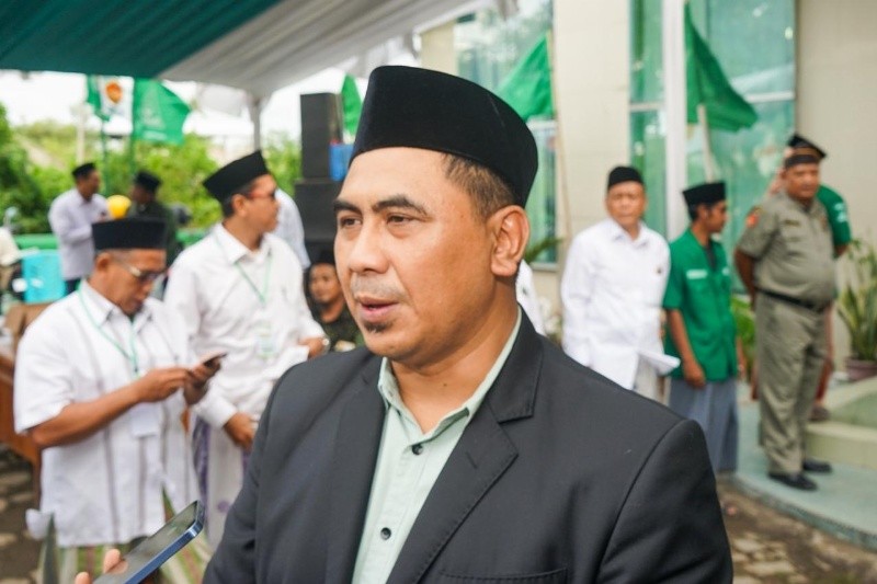 Wakil Gubernur Jawa Tengah, Taj Yasin Maimoen saat menghadiri acara Istighotsah dan Pembinaan Organisasi dalam rangka Hari Lahir Nahdlatul Ulama (Harlah NU) dan peringatan Isra Mikraj Nabi Muhammad SAW di Gedung MWCNU Kaliwungu, Kabupaten Kendal, Jumat (16/1/2026). Foto: dokumentasi/istimewa