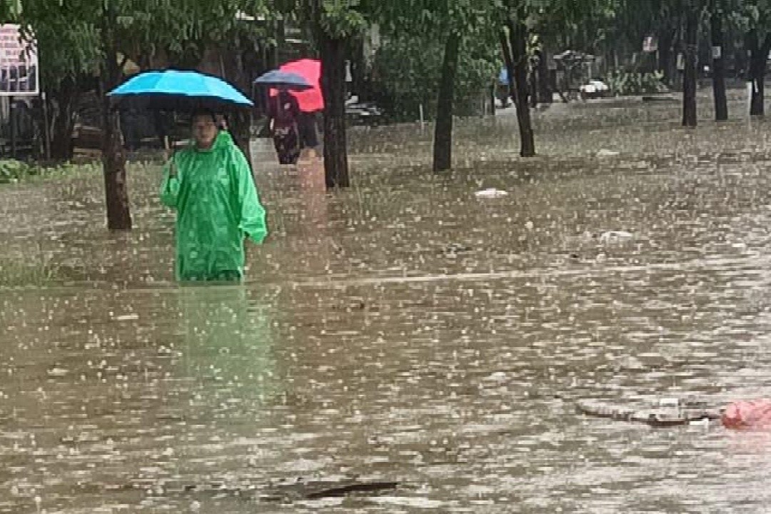 Salah satu lokasi banjir di Kabupaten Bekasi. Foto: istimewa