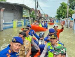 Polresta Pati Distribusikan Bantuan ke Desa Terdampak Banjir Juwana