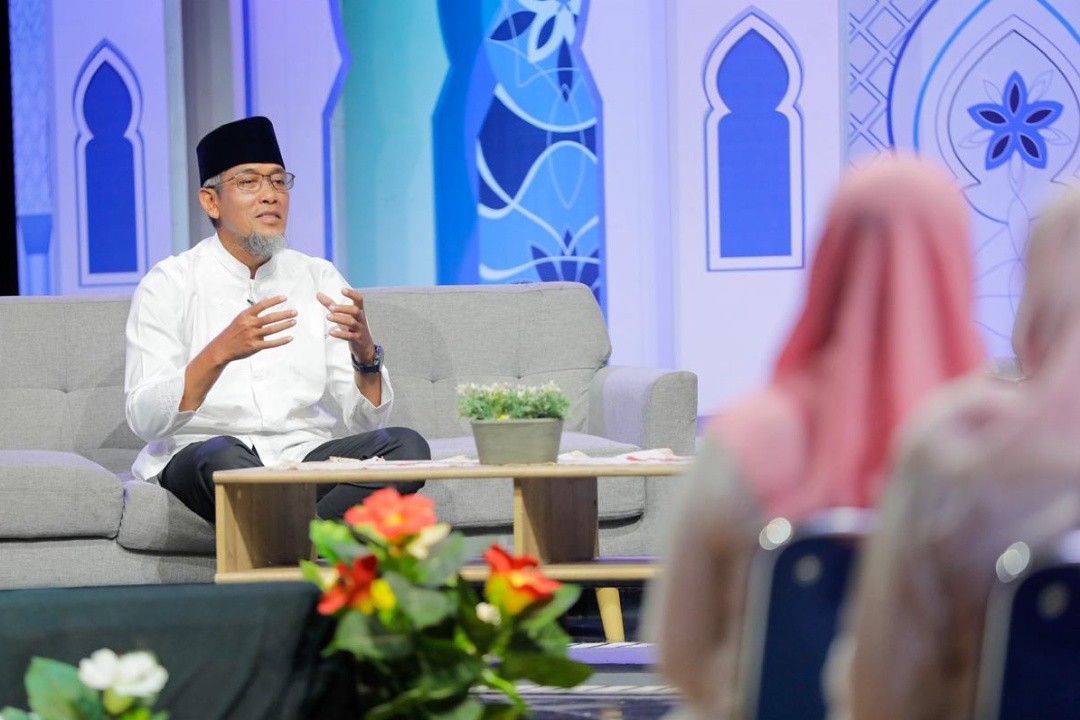 Sekda Jateng Sumarno saat mewakili Gubernur Ahmad Luthfi menjadi Narasumber dalam Acara Mutiara Ramadhan TVRI Jawa Tengah, di Studio I TVRI Jawa Tengah, Jl. Pucang Gading Raya, Batursari, Mranggen, Kabupaten Demak, Selasa (20/1/2026).