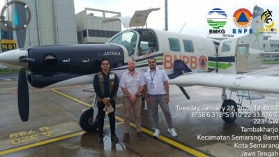 Operasi Modifikasi Cuaca Digelar di Perairan Utara Jateng, Semai 1 Ton NaCl