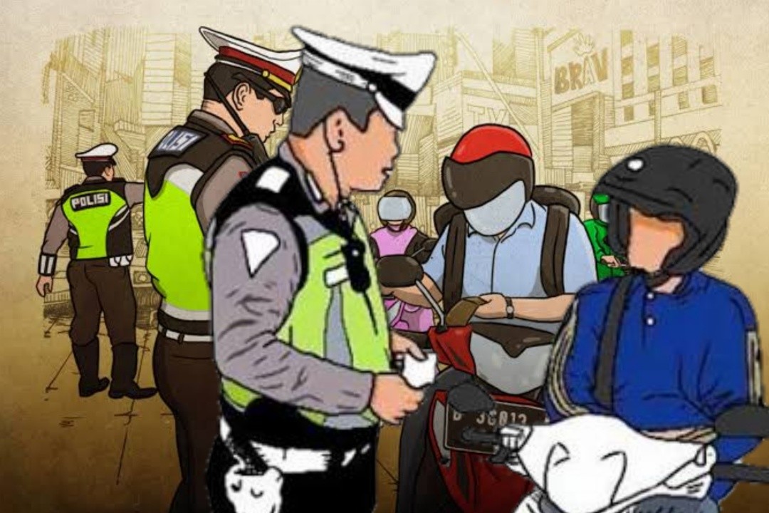 Ilustrasi penindakan pelanggaran lalu lintas. Foto: istimewa