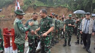 Kondisi jembatan Bailey setelah perbaikan. (dok istimewa)