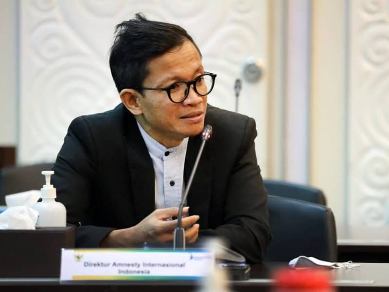 Direktur Eksekutif Amnesty International Indonesia, Usman Hamid. (dok Istimewa)