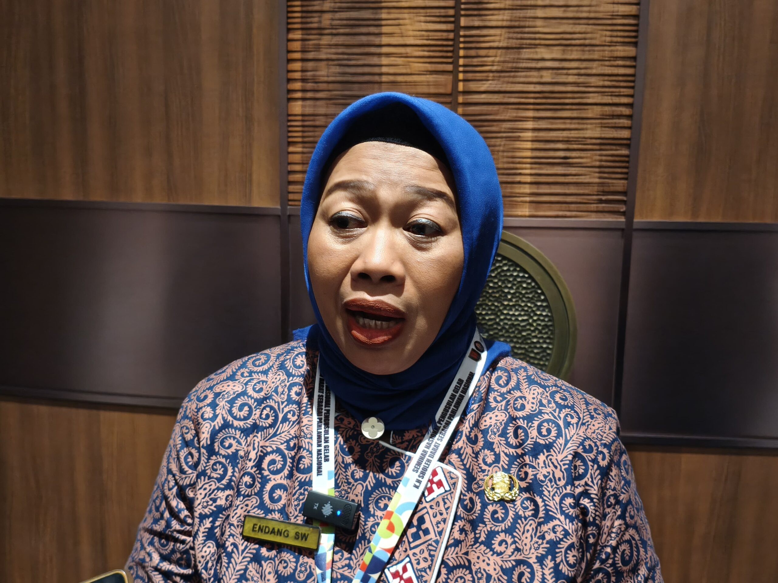 Kepala Dinas Sosial (Dinsos) Kota Semarang, Endang Sarwiningsih. (dok Alan Henry)