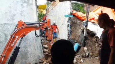Bencana longaor di kawasan Kelurahan Mugassari, Kecamatan Semarang Selatan Kota Semarang. (dok Istimewa)