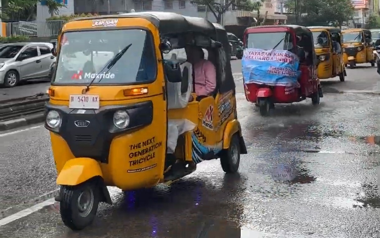 Bajaj jadi transportasi inklusif di Kota Semarang. (dok Istimewa)