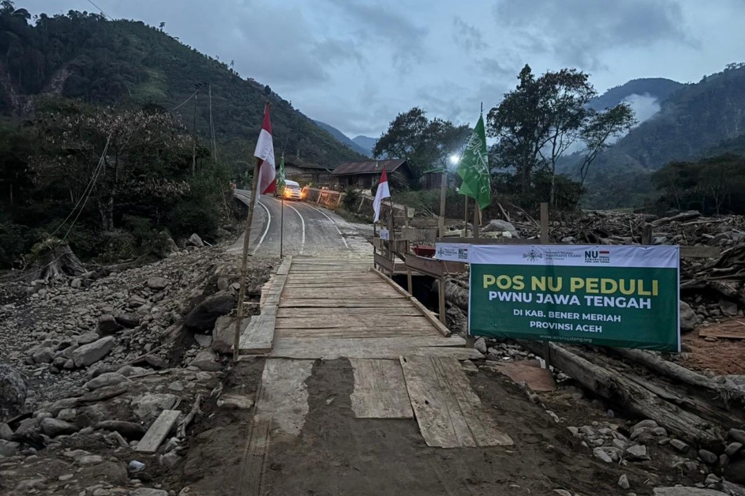 Akses jalan menuju posko NU Peduli Jateng di Aceh. Foto: dokumentasi