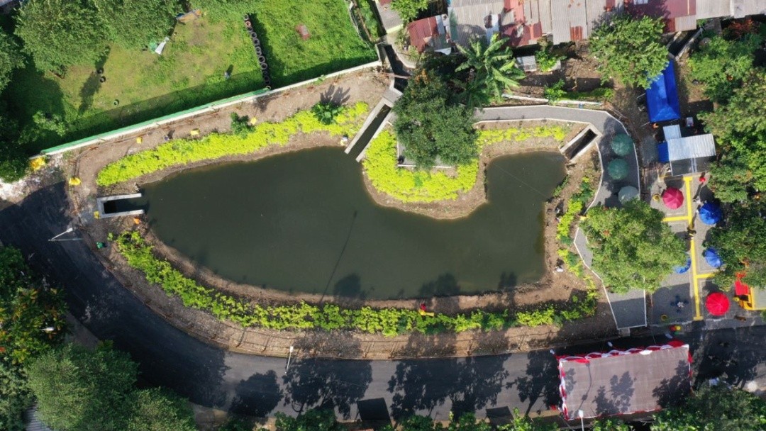 Peta area resapan di kota Bandung. Foto: dokumentasi