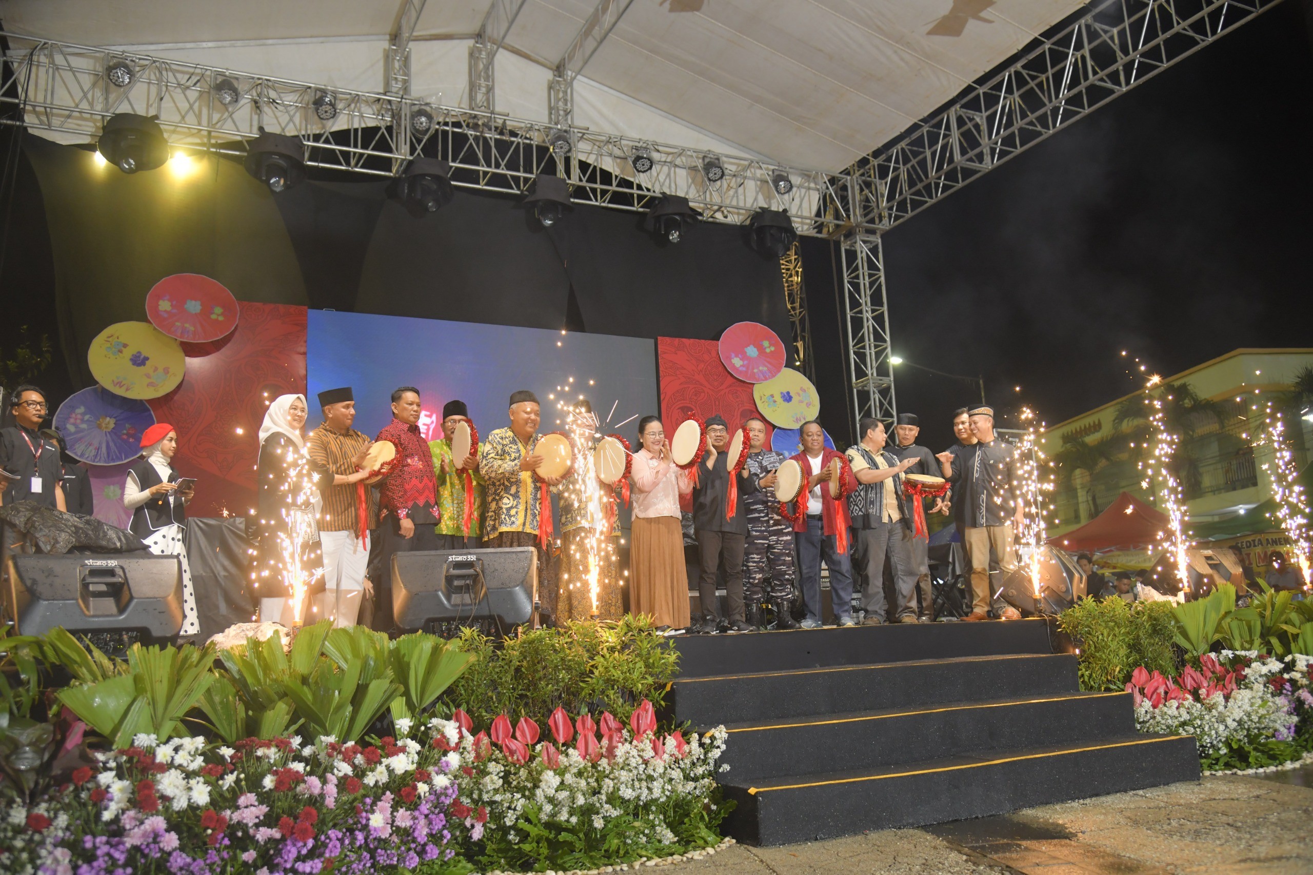 Peresmian pembukaan Festival Pasar Rakyat Dugderan 2026 di Alun-alun Masjid Agung Semarang. (dok Pemkot Semarang)