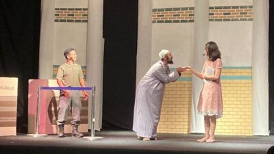 Penampilan karya Teater Gemati di Gedung Pusat Lantai 7 Universitas PGRI Semarang. (dok Istimewa)