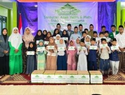 Rutin Sejak 2017, Keluarga Besar NU Desa Sidorejo Beri Santunan Anak Yatim Piatu di Bulan Ramadan